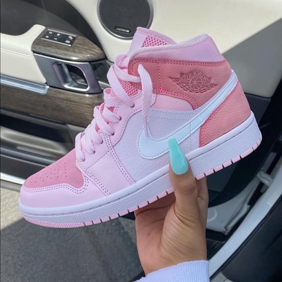 digital pink jordans